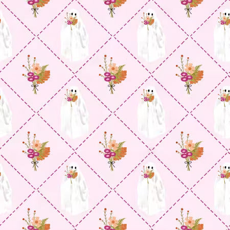 Preorder June 2026: Ghouls Night Out Boo-Quet Pink DPJ3388 by Pammie Jane