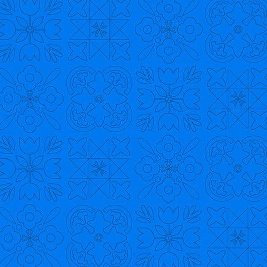 Preorder August 2026: Color Camp Dusk Bandana Cobalt 10428-B by Alison Glass