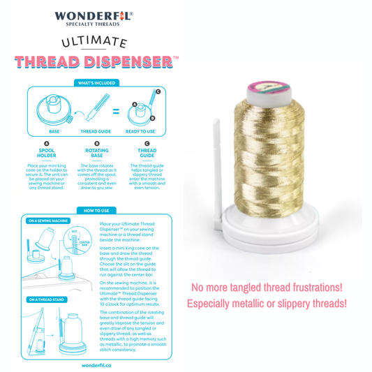 Wonderfil Ultimate Thread Dispenser White UTD-W