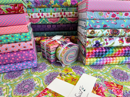 New Arrival: Untamed by Tula Pink 10" Squares Bundle of 42 FB610TP.UNTAMED Bundle