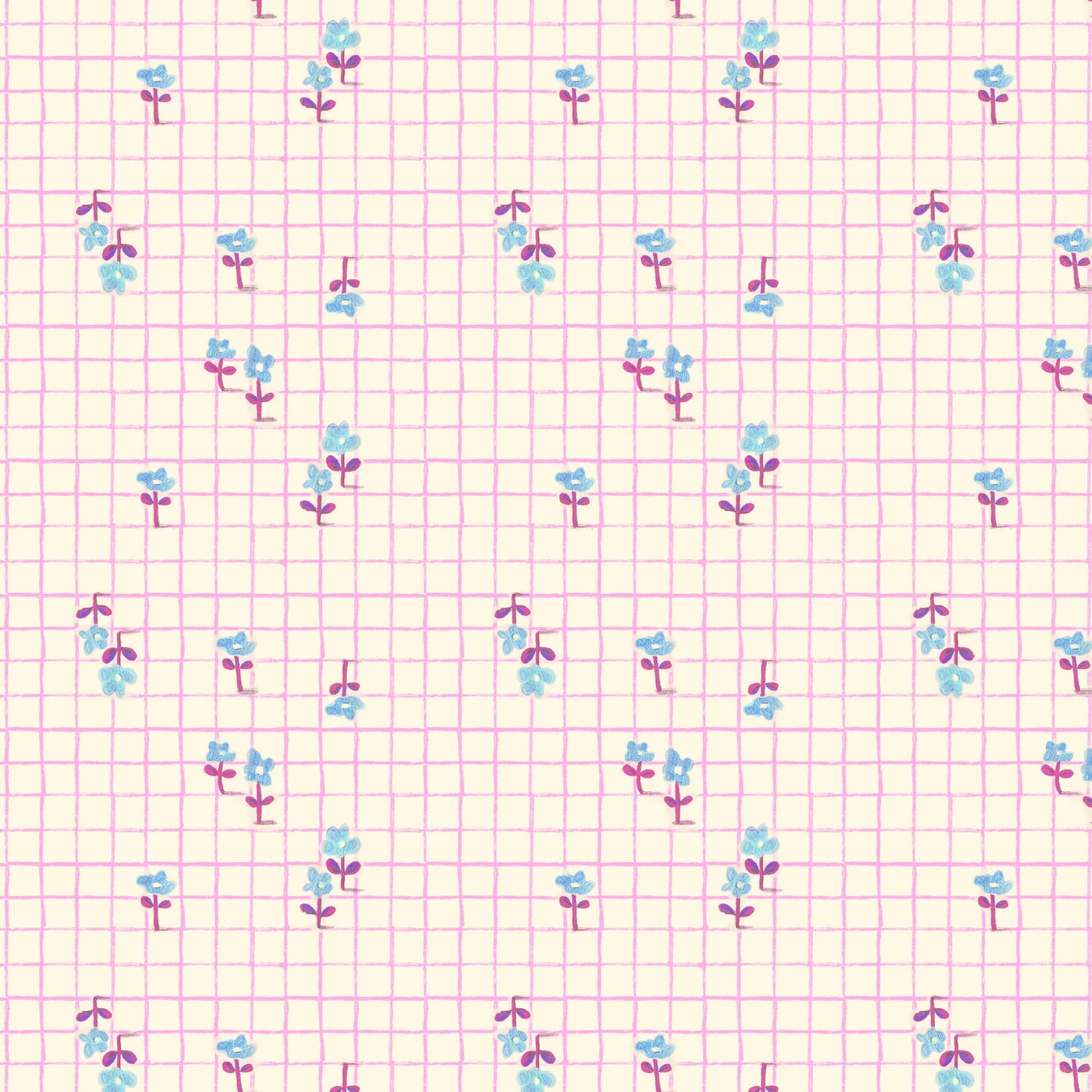 Preorder April 2027: Boat Race Trellis Hot Pink 55609D-20 by Heather Ross