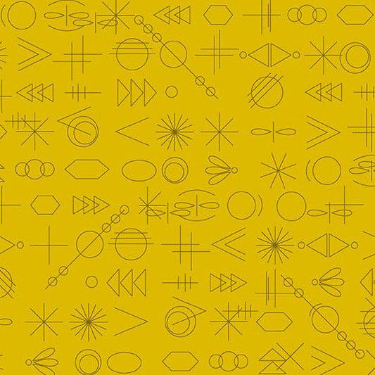 Preorder August 2026: Color Camp Grove Glass GameDay Gold 10430-V by Alison Glass