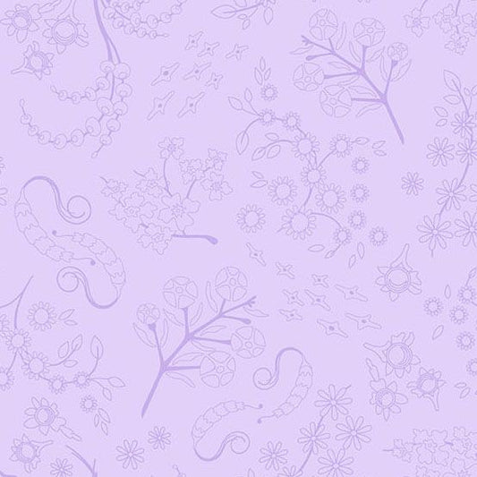 Preorder September 2026: Color Camp Bloom Glass Nestled Lighter Pansy 10427-P by Alison Glass