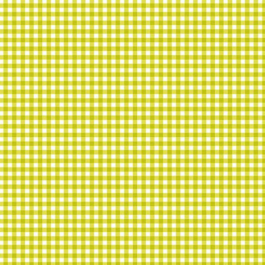 PREORDER ITEM-EXPECTED MARCH 2026: Ghostly Garden by K P Creates Bitty Gingham Green A-10199-G Cotton Woven Fabric
