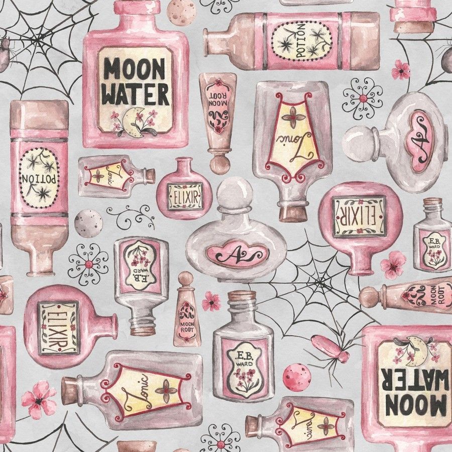 Preorder June 2027: Petals and Potions Moonwater Apothecary Light Grey 5834-91