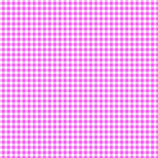 PREORDER ITEM-EXPECTED MARCH 2026: Ghostly Garden by K P Creates Bitty Gingham Pink A-10199-E Cotton Woven Fabric