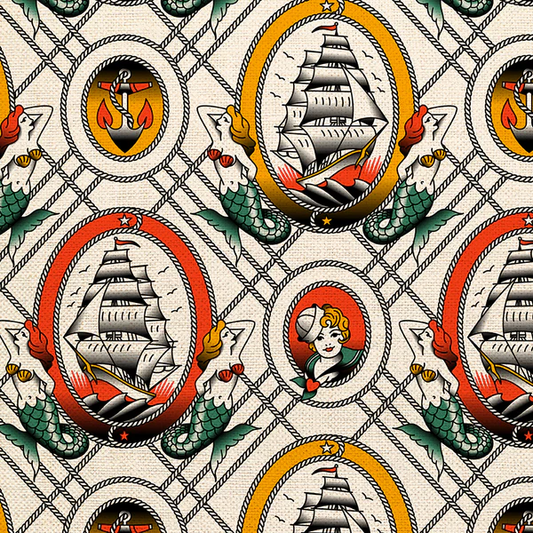 Timeless Tattoos Sailor Tattoos White 36025891 White Canvas