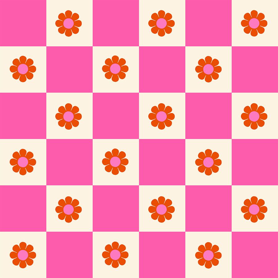 Preorder Apr 2027: Daisy Days Flowers Check Playful RS4178 12 by Alexia Abegg of RSS