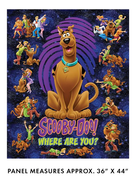 Preorder May 2027: Scooby-Doo 2027 36" Scooby-Doo Panel Multi 15560-99