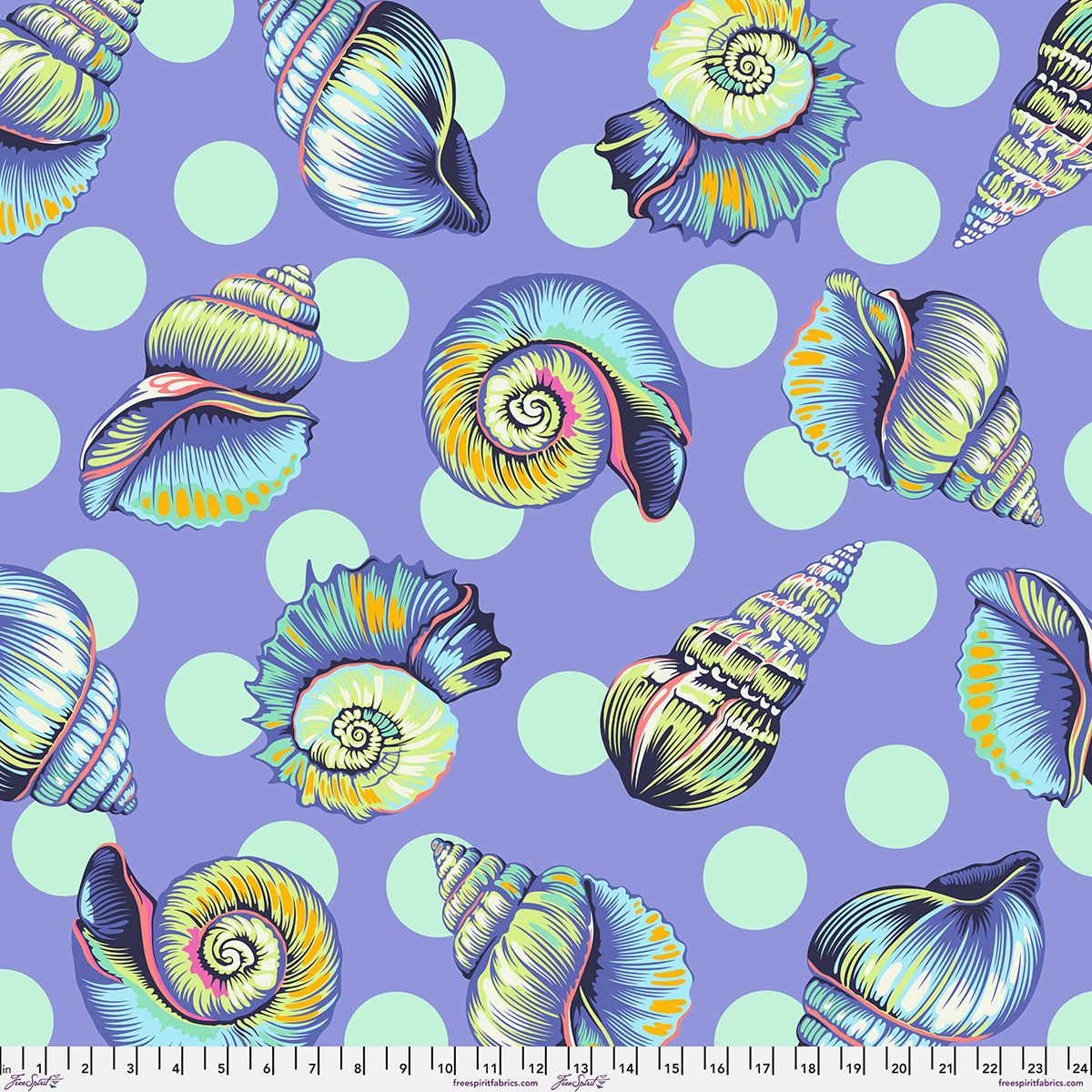 Preorder May 2026: Floral Reef Big Shelly Marine 108" Wideback QBTP021 by Tula Pink