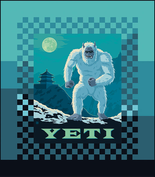 Preorder May 2027: Yeti Panel Quilt Kit Featuring Legends of the National Parks 2