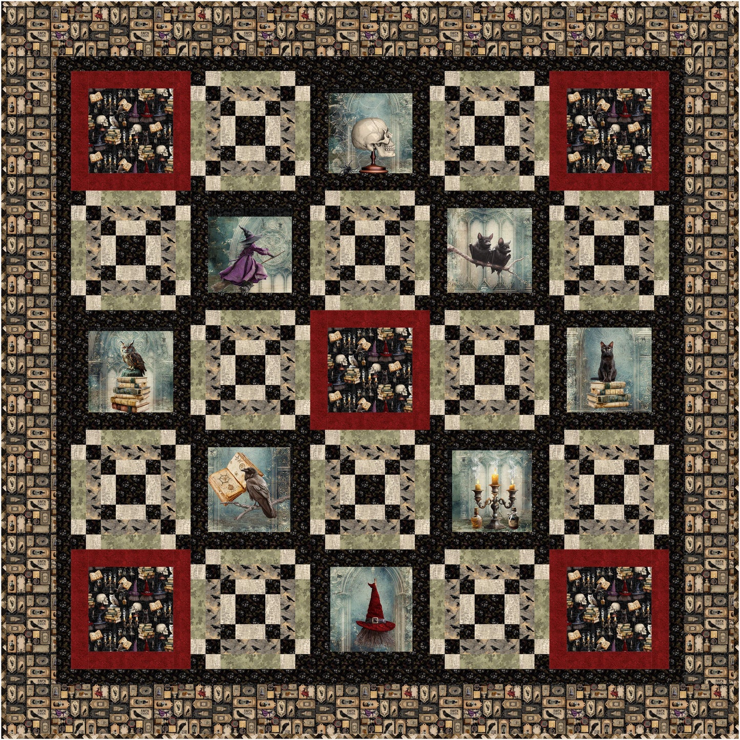 Preorder June 2027: Stopping By Quilt Kit Featuring Gathering at Dusk
