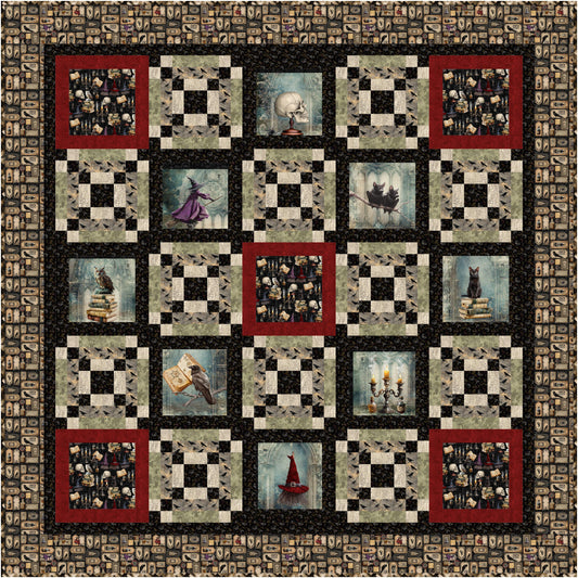 Preorder June 2027: Stopping By Quilt Kit Featuring Gathering at Dusk