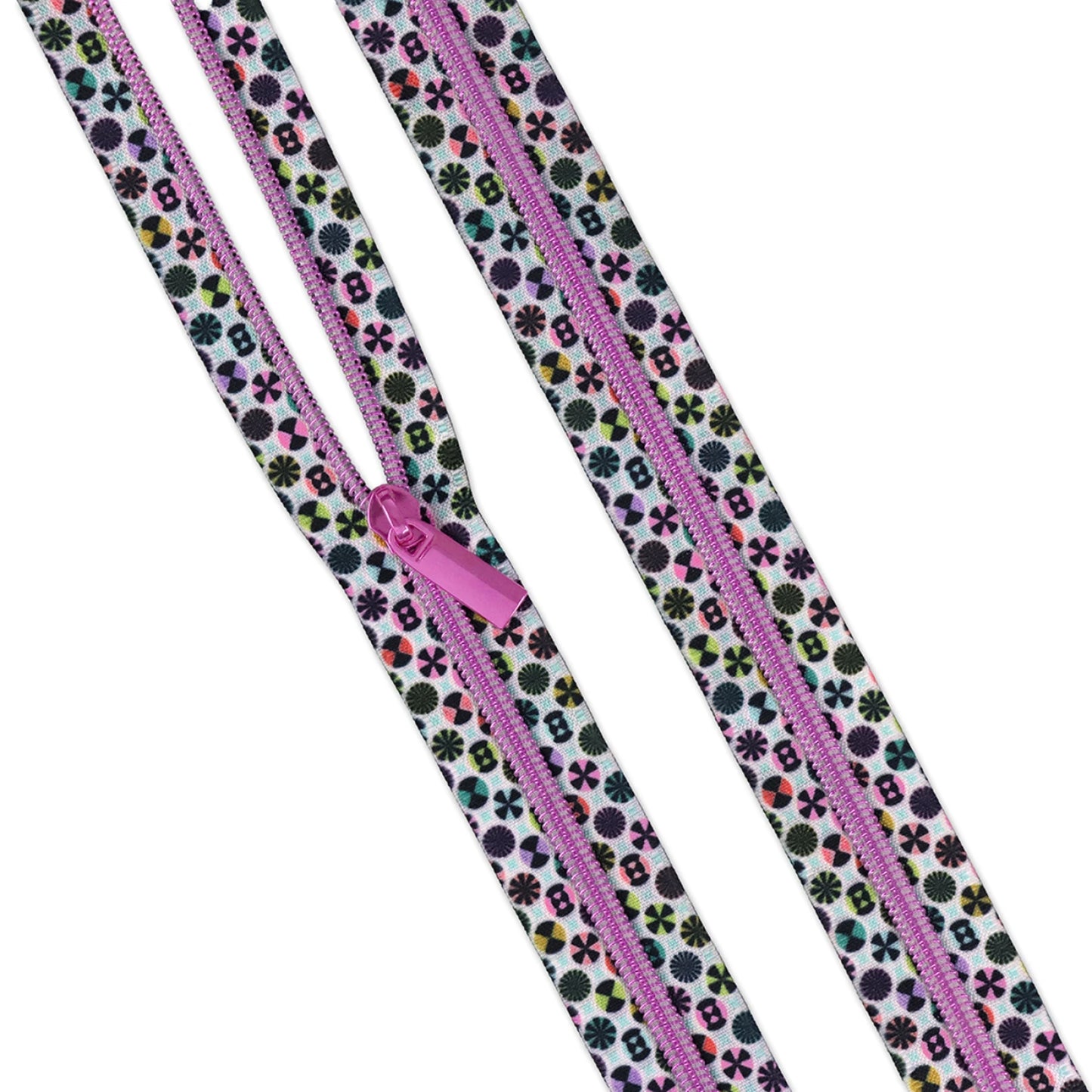 Preorder July 2026: Tula Pink Prince Charming Sallie Tomato: 3 yds of #5 Zippers Taffy ZBY5C1412