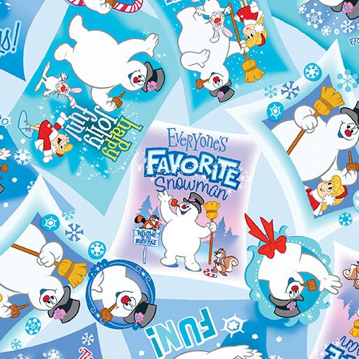Preorder April 2027: Frosty the Snowman Winter Greetings Aqua 15449-80