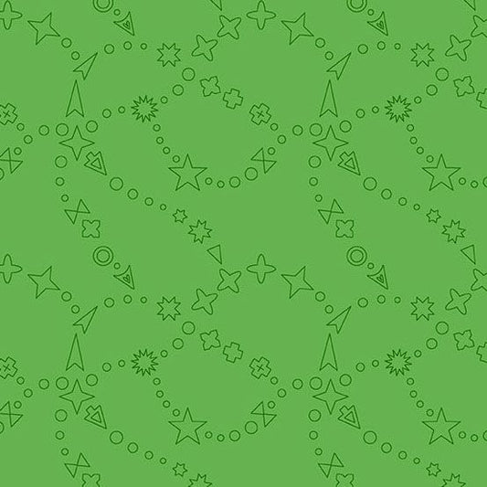 Preorder August 2026: Color Camp Grove Glass Trailmap Grass 10421-G by Alison Glass