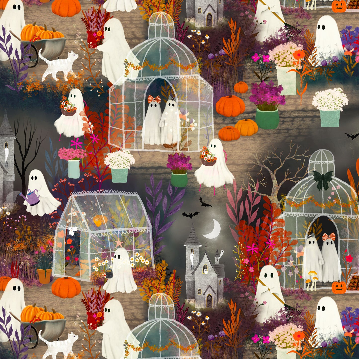 Preorder April 2027: Spooky Estate Ghost Town Black 55862-1 by Katherine Quinn