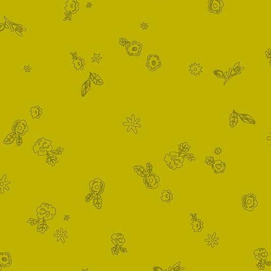 Preorder August 2026: Color Camp Grove Glass Sprig Lichen 10425-Y by Alison Glass