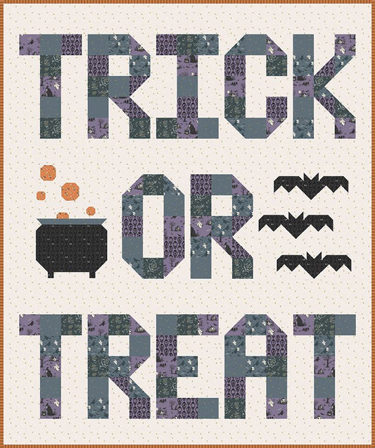 Preorder Apr 2027: Cobweb Cottage Trick-Or-Treat Quilt Pattern by Melissa Mortenson P115-TRICKORTREAT