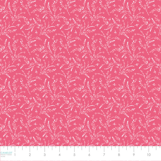 Daphne Airy Botanical Pink 21231305-01 Cotton Woven Fabric
