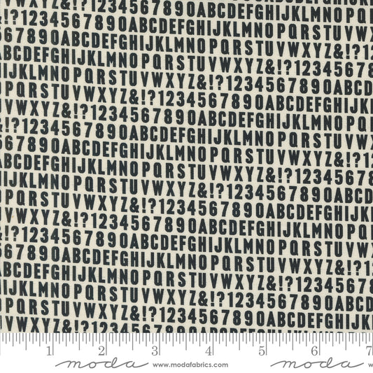 Sable & Swan by Cathe Holden Alphabet Ecru 7446.11 Cotton Woven Fabric