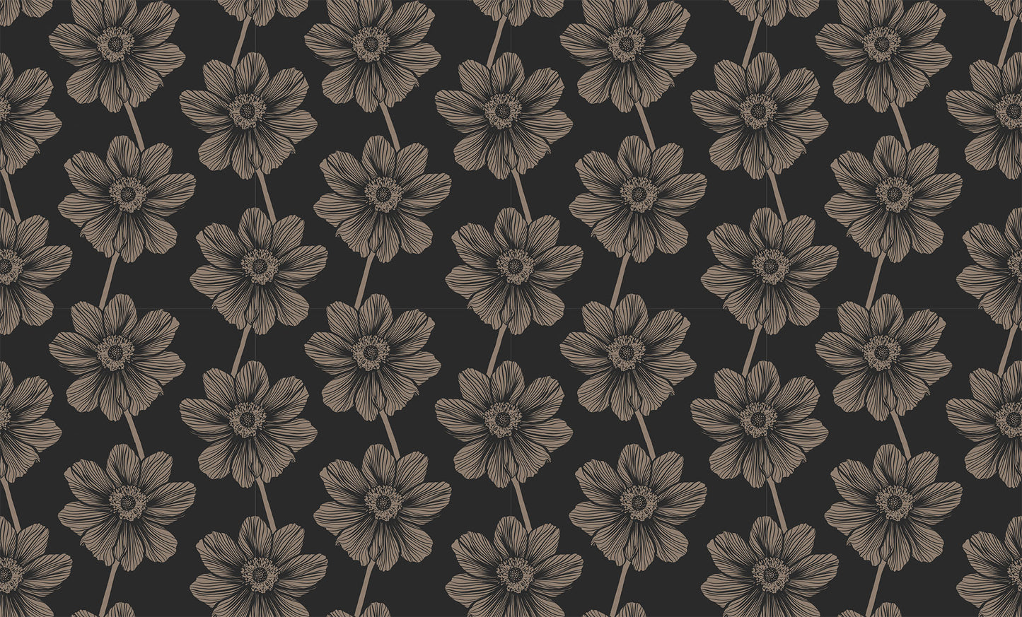 PREORDER ITEM - EXPECTED MARCH 2025: Indelible by Anna Maria Textiles Anemone Silvertone    AMT1000-99L Cotton Woven Fabric