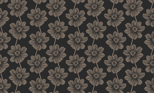 PREORDER ITEM - EXPECTED MARCH 2025: Indelible by Anna Maria Textiles Anemone Silvertone    AMT1000-99L Cotton Woven Fabric