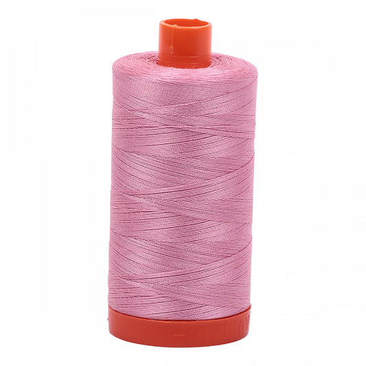 Mako Cotton Thread Solid 50wt 1422 yard spool Antique Rose   A1050-2430