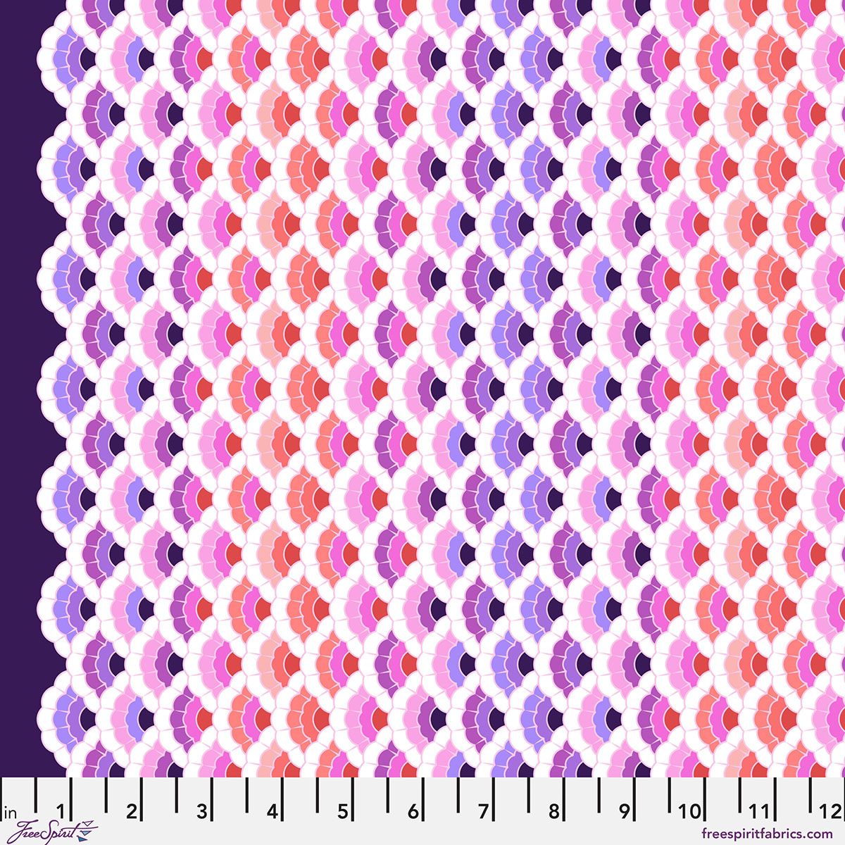 Preorder May 2026: Floral Reef Aquatic Lace Ultraviolet PWTP269 by Tula Pink