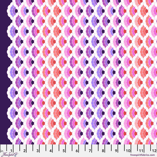 Preorder May 2026: Floral Reef Aquatic Lace Ultraviolet PWTP269 by Tula Pink