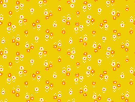 Juicy by Melody Miller of Ruby Star Society Baby Flowers Golden Hour    RS0092.13 Cotton Woven Fabric