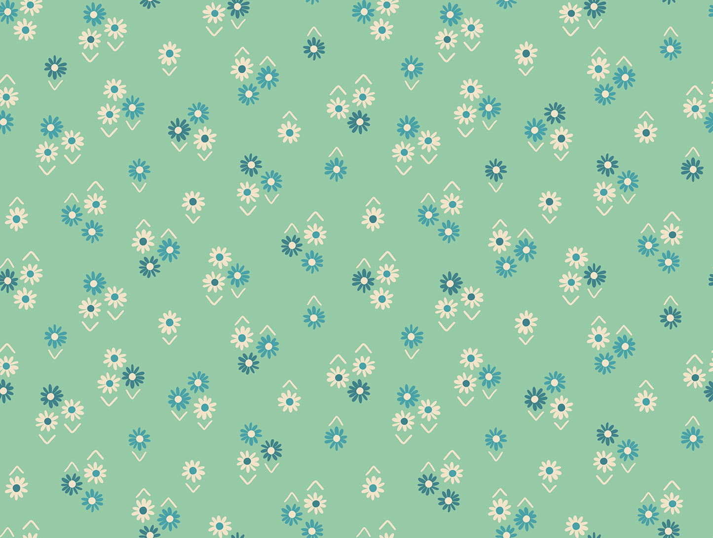 New Arrival: Juicy by Melody Miller of Ruby Star Society Baby Flowers Moss    RS0092.15 Cotton Woven Fabric