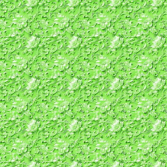 Good Together by Patrick Lose Baroque Damask Green 10705-72 Cotton Woven Fabric