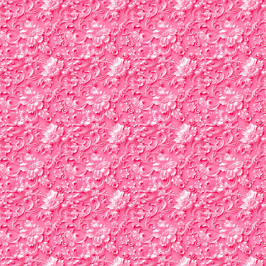 Good Together by Patrick Lose Baroque Damask Pink 10705-23 Cotton Woven Fabric