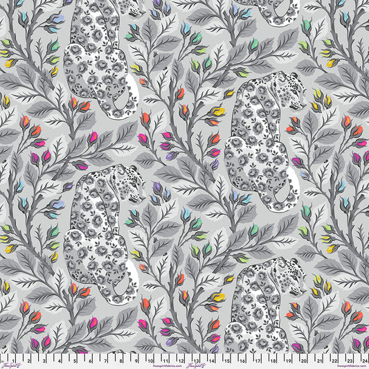 Tula Pink Graywork True Colors Minky Beautymark Fog Minky MKTP009.FOG