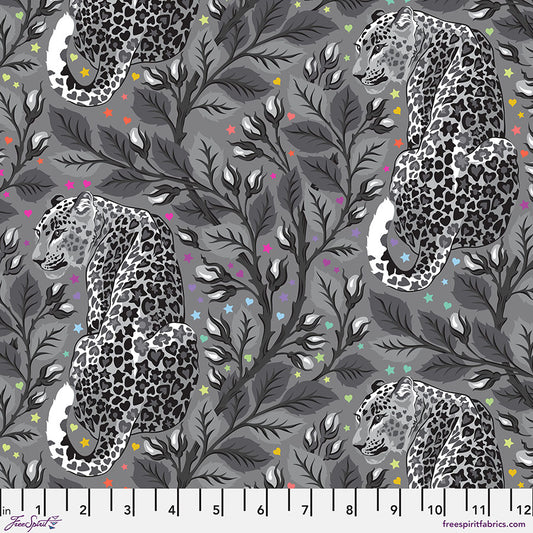 PREORDER ITEM - EXPECTED OCTOBER 2025: Tula Pink Graywork Beautymark Shadow    PWTP258.SHADOW Cotton Woven Fabric