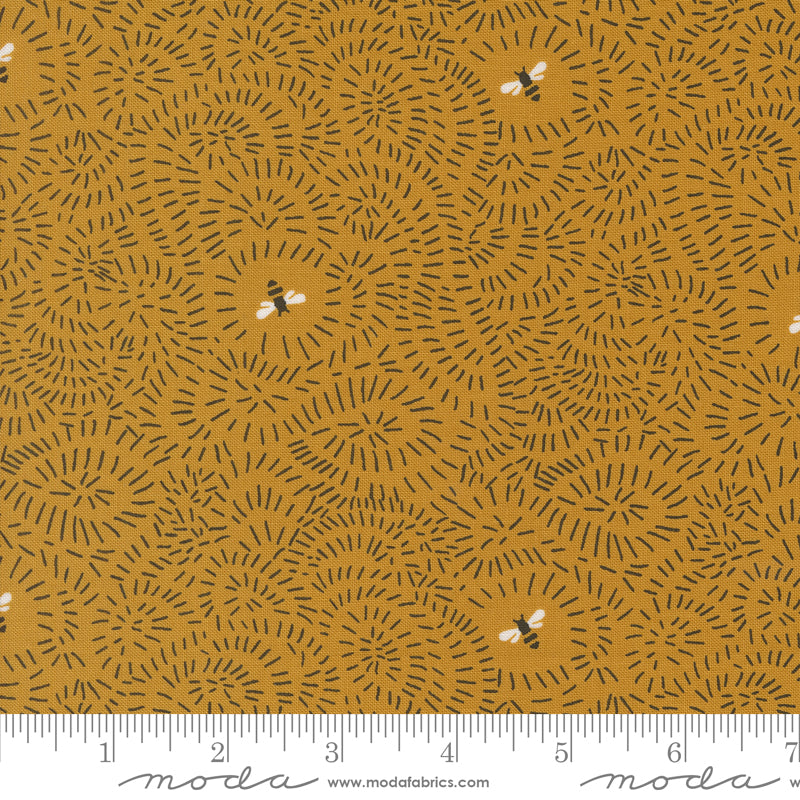 PREORDER ITEM - EXPECTED MARCH 2025: Bee Garden by Gingiber Beeswax    48415.14 Cotton Woven Fabric