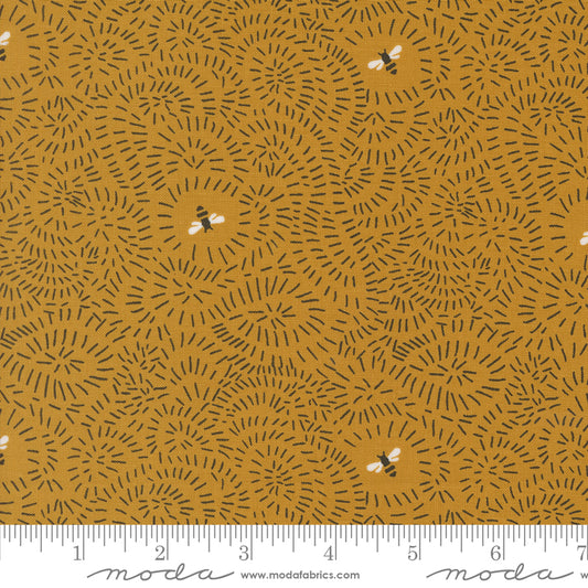Bee Garden by Gingiber Beeswax    48415.14 Cotton Woven Fabric