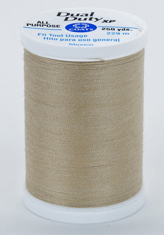 Dual Duty XP All Purpose Polyester Thread Beige   S9108040
