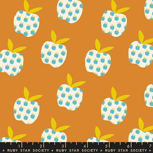 PREORDER ITEM EXPECTED IN MARCH 2026: Mystic Fable by Alexia Marcelle Abegg of Ruby Star Society Big Apple Caramel    RS4149.12 Cotton Woven Fabric