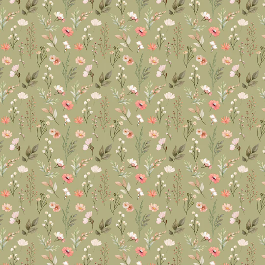 Preorder October 2026: Sagebrush Babies Light Sage Pretty Florals 55250204-02 by Ramona Murdock