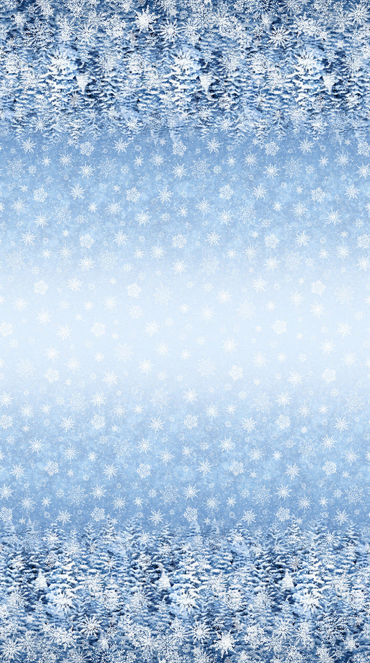 All That Glitters by Simon Treadwell Ombre Blue    27041G-42 Cotton Woven Fabric