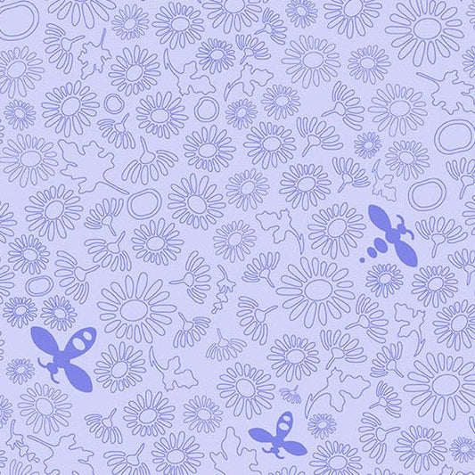 Preorder August 2026: Color Camp Dusk Bee Lighter Violet 10431-P by Alison Glass