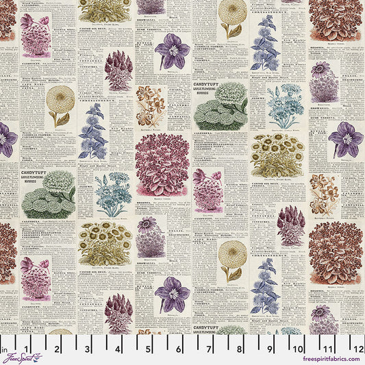 Tim Holtz Eclectic Element Palette Botany Multi PWTH327.MULTI Cotton Woven Fabric