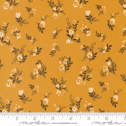 PREORDER ITEM EXPECTED IN JANUARY 2026: Boho Haven by Stephanie Sliwinski of Fancy That Design House Co Branchlet Bud DIjon    45646.13 Cotton Woven Fabric