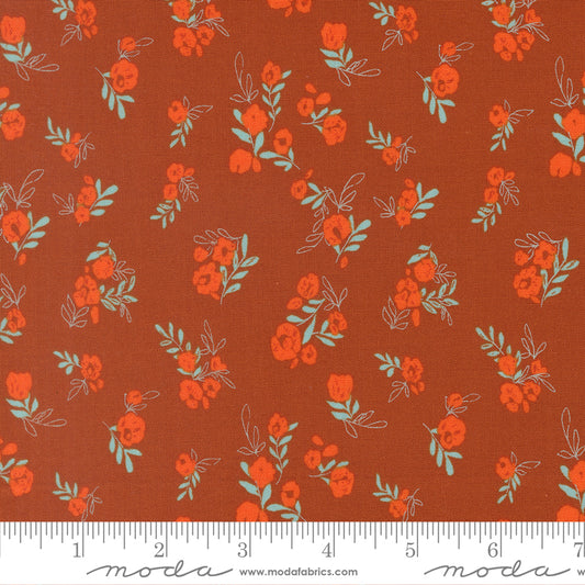 PREORDER ITEM EXPECTED IN JANUARY 2026: Boho Haven by Stephanie Sliwinski of Fancy That Design House Co Branchlet Bud Spice    45646.14 Cotton Woven Fabric