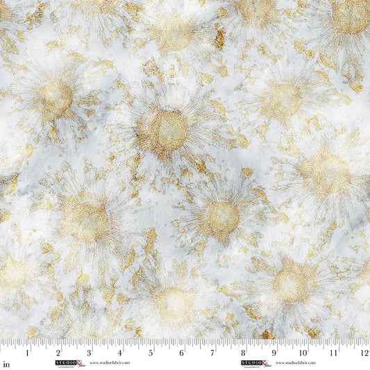 PREORDER ITEM EXPECTED IN JANUARY 2026: Behind Blue Eyes Digital by Funny Girl Burst Pearl 8651-11 Cotton Woven Fabric