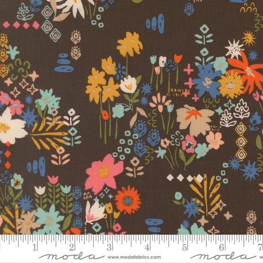 PREORDER ITEM EXPECTED IN JANUARY 2026: Boho Haven by Stephanie Sliwinski of Fancy That Design House Co Busy Boho Walnut 45644.15 Cotton Woven Fabric