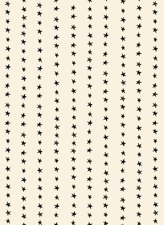 Preorder Apr 2027: Daisy Days Starry Stripe Black on Natural RS4175 12 by Alexia Abegg of RSS