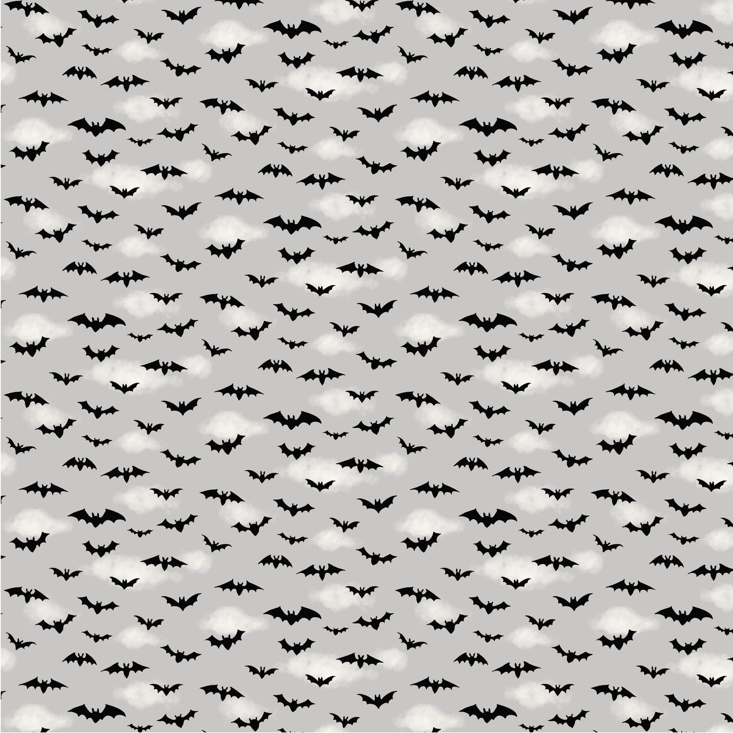 Preorder April 2027: Spooky Estate Little Bats Light Grey 55868-4 by Katherine Quinn
